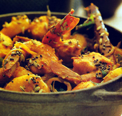 Dry Shrimps and Potato Curry Recipe