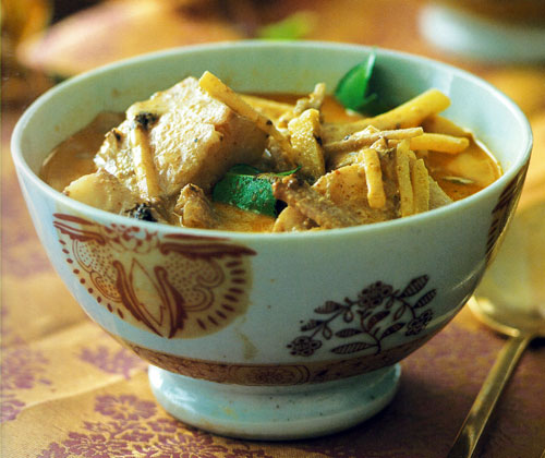 Red Curry with Fish and Bamboo Shoots Recipe