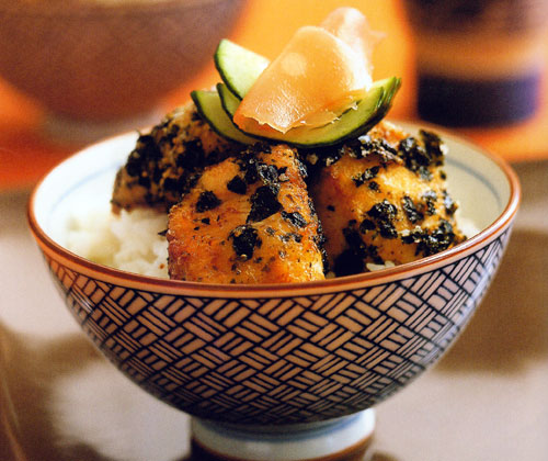 Deep-Fried Chicken with Seaweed Recipe