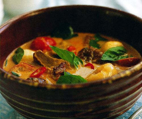 Red Curry with Roasted Duck and Lychees Recipe