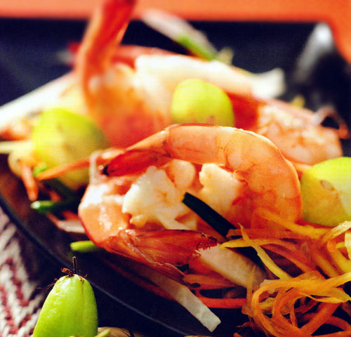 Papaya and Shrimp Salad Recipe