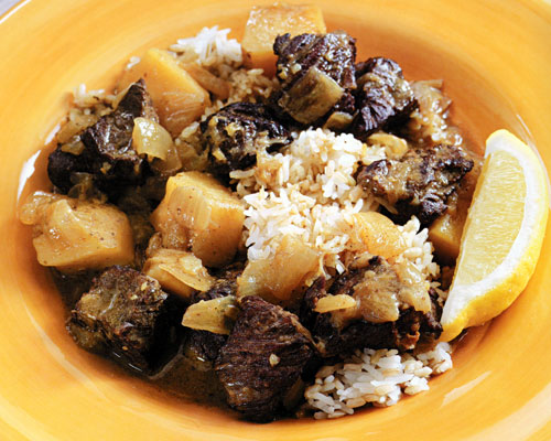 Curry Beef with Potatoes and Onions Recipe