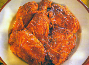 Chicken in Hot Red Sauce Recipe