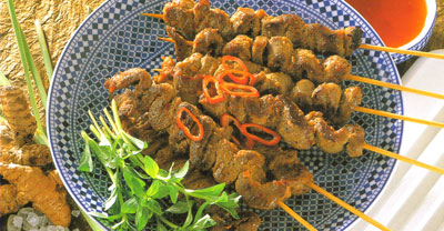 Grilled Skewered Beef