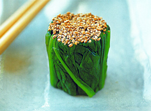 Japanese-Style Spinach with Toasted Sesame Seeds Recipe