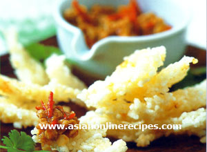 Rice Cakes with Spicy Dipping Sauce Recipe